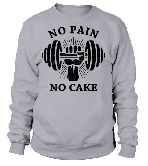No Pain No Cake BLK Women's Sweatshirt