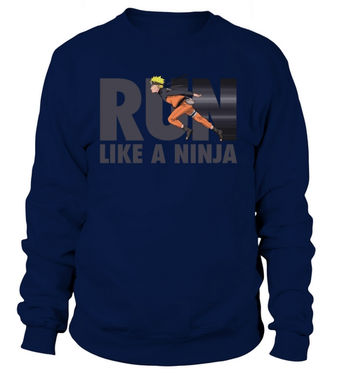 Naruto Shippuden Naruto Run Like A Ninja  - Tie-Dye Shirts Sweatshirt Unisex