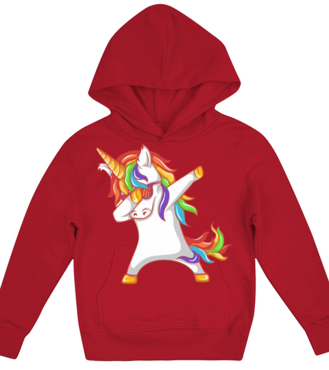 Dabbing Unicorn Kids Hoodie