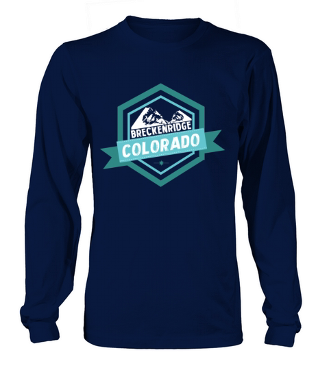 Breckenridge Colorado T shirt Badge Women's Long Sleeve
