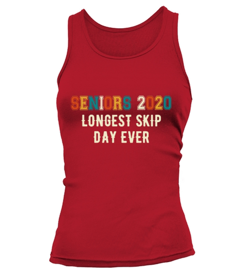 Senior Skip Day Champions 2020 Retro Vintage Women's Tank Top