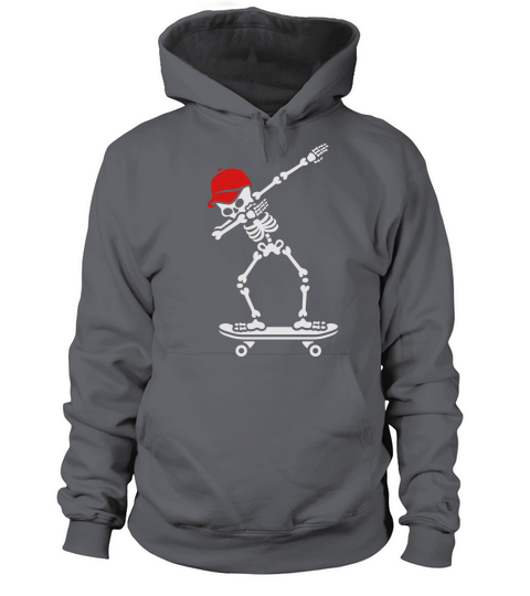 Dab dabbing skeleton skateboard skater Women's Hoodie