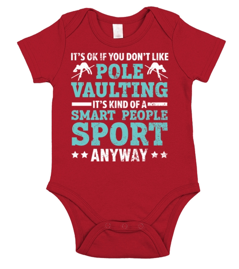 Its Ok If You Dont Like Pole Vaulting Pole Jump Short Sleeve Baby One-Piece