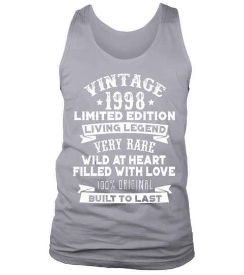 Vintaged 1998 Living Legend Built To Last Men's Tank Top