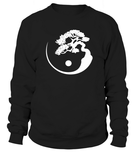 Bonsai Tree Yin Yang Women's Sweatshirt