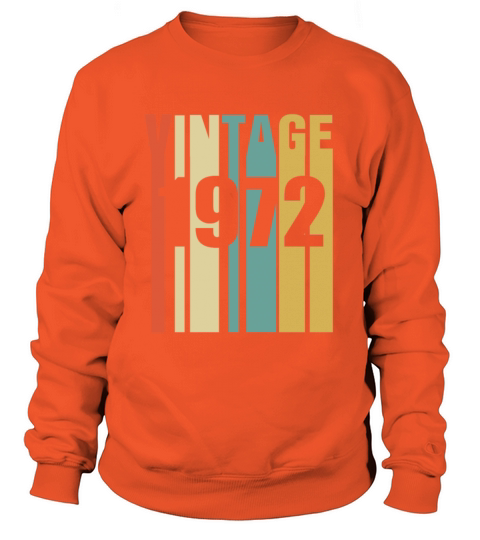 Vintage 1972 Retro Women's Sweatshirt