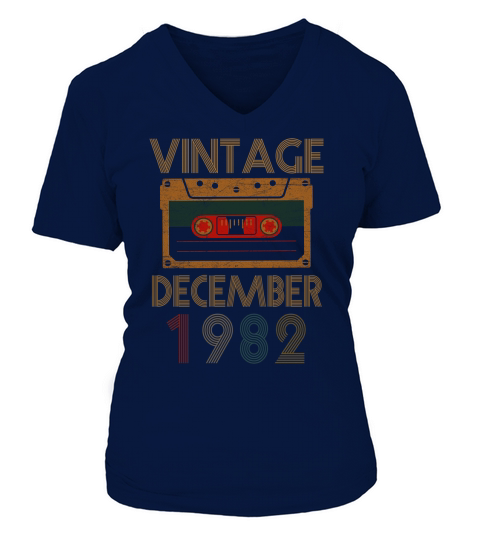 Vintage december 1982 V-neck T-Shirt Woman