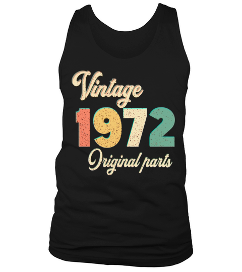 vintage 1972 original parts Tank Top Unisex