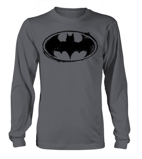 Batman Logo black retro Women's Long Sleeve