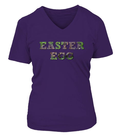 Easter Egg V-neck T-Shirt Woman