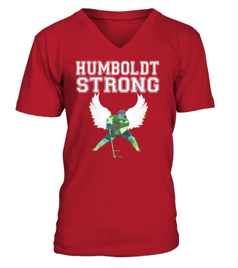 humboldt strong V-Neck T-shirt
