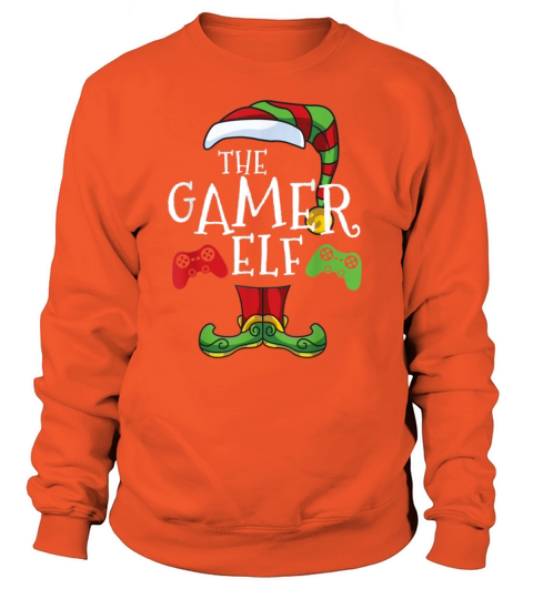 Gamer Elf Family Matching Christmas Women's Sweatshirt