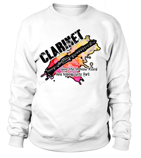 Clarinet Shirt - Funny Clarinet T shirt Women's Sweatshirt