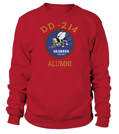 Navy Seabees Shirt DD 214 Alumni T Shirt Women's Sweatshirt