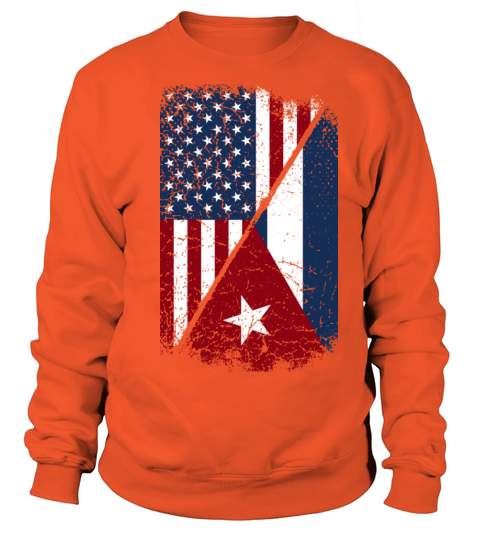 USA Cuban Flag Women's Sweatshirt