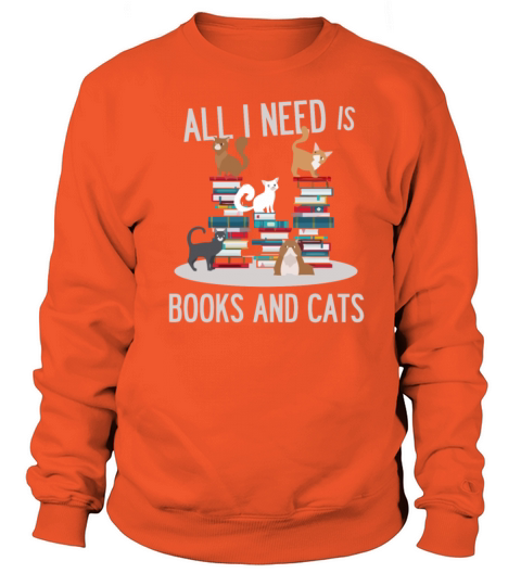 BOOKS AND CATS Women's Sweatshirt