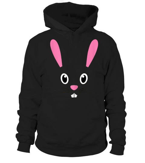Cute Little Bunny Face Funny Easter Day Gift Hoodie Unisex