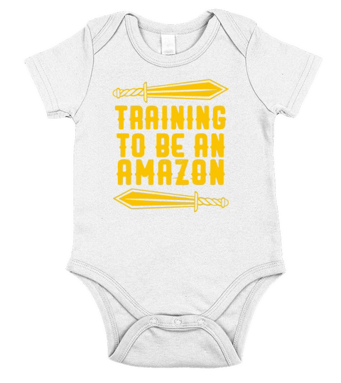 Training To Be An Amazon Short Sleeve Baby One-Piece