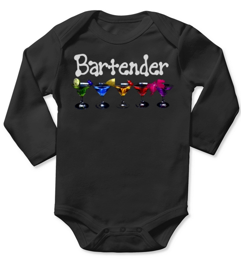 bartender Long Sleeve Baby One-Piece
