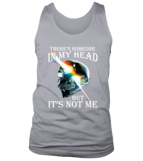 Theres Someone In My Head But Its Not Me Skull Pink Floyd Lgbt Men's Tank Top