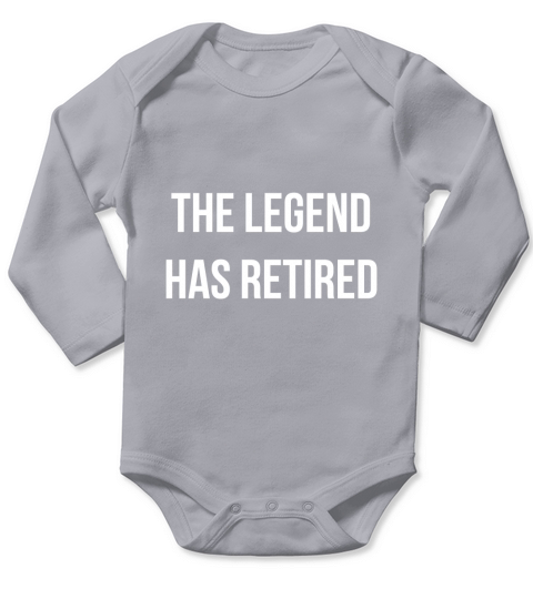 The Legend Has Retired by mariteas----ZSUTITQ Long Sleeve Baby One-Piece