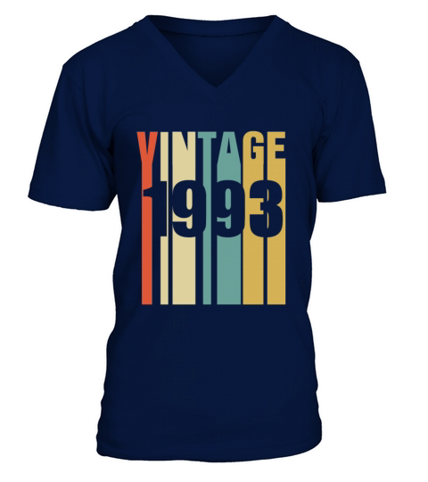 Vintage 1993 Retro Men's V-Neck T-shirt
