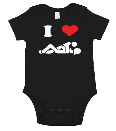I LOVE SEX Funny Sexy Short Sleeve Baby One-Piece