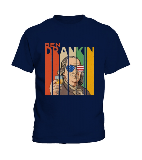 Ben Drankin 4th of July Amazing Benjamin Franklin - Ladies Flowy Tank Kids T-Shirt