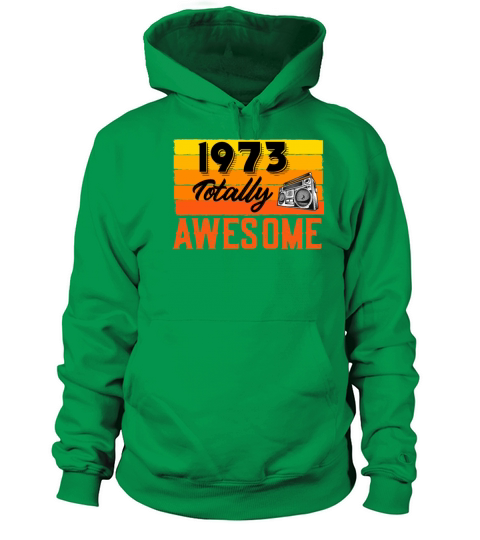 1973 Totally Awesome Dad Birthday Birthday Retro Women's Hoodie