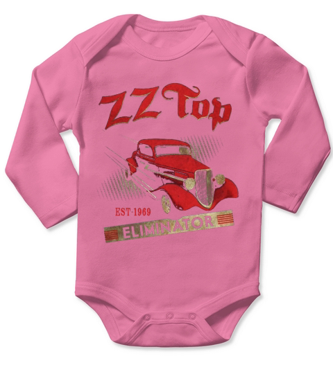 ZZ Top - Eliminator Est. 1969 T-Shirt Long Sleeve Baby One-Piece