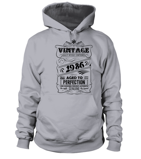 Vintage Aged To Perfection 1986 Men's Hoodie