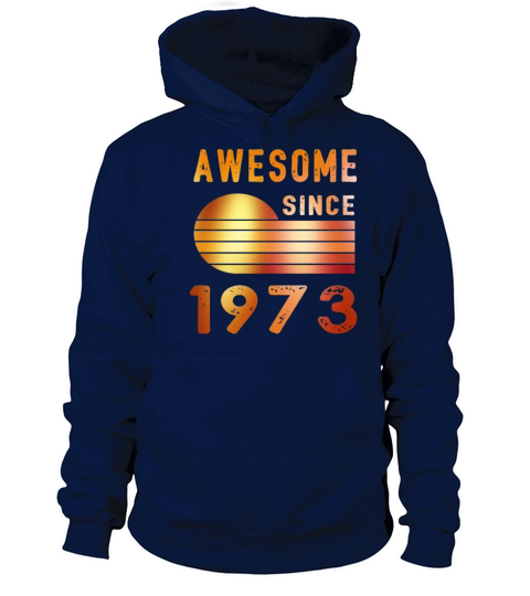 1973 Birthday Retro Vintage Gift Women's Hoodie
