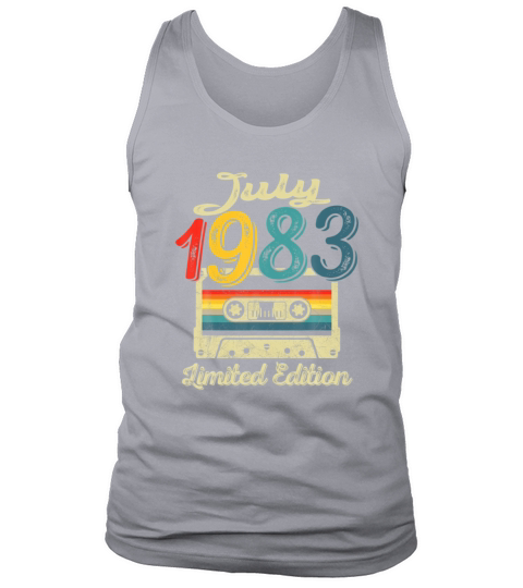 Vintage July 1983 Cassette Tape 38th Birthday Men's Tank Top
