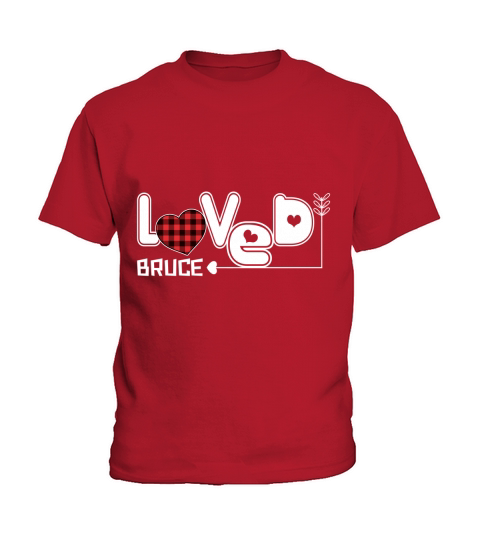 Love Bruce Classic Valentines Day Kids T-Shirt