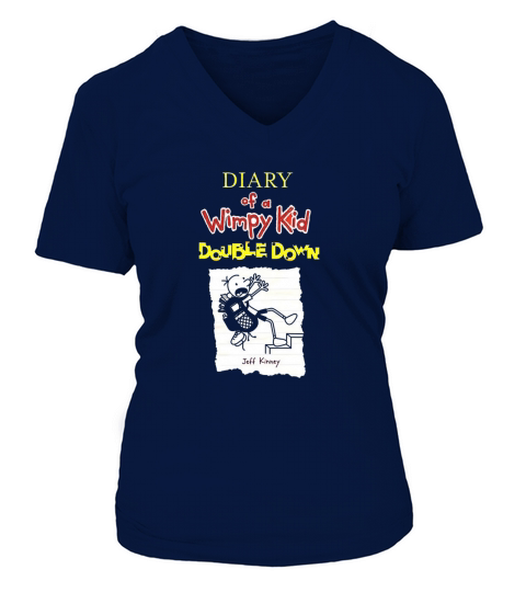 Diary Of A Wimpy Kid Double Down Vintage V-neck T-Shirt Woman