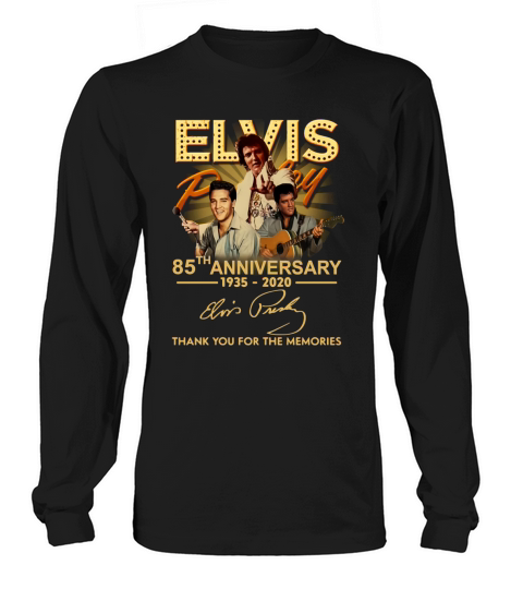 Elvis Presley 85th Anniversary 1935 2020 Long sleeved Unisex