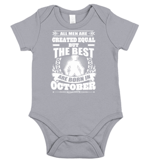 Born in October Short Sleeve Baby One-Piece