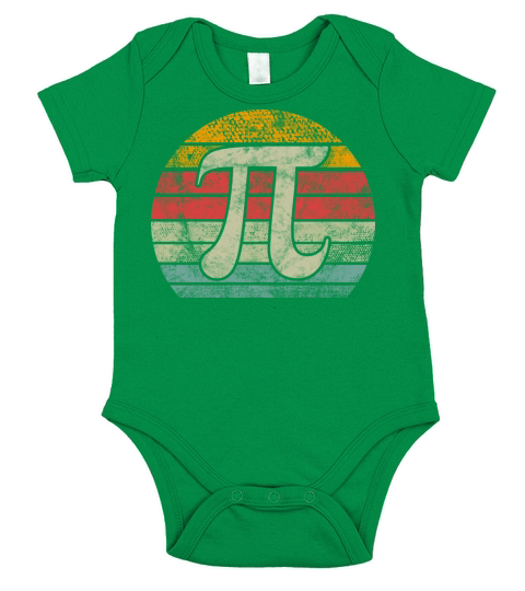 PI Day 2022 Math Lover Mathematics Retro Vintage Short Sleeve Baby One-Piece