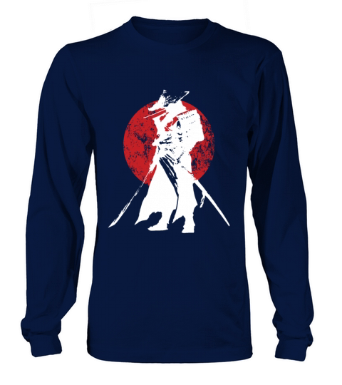 Samurai Warrior Sword Retro Japanese Women's Long Sleeve