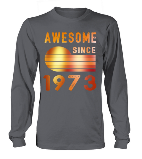 1973 Birthday Retro Vintage Gift Women's Long Sleeve