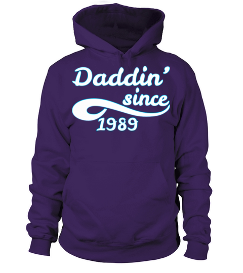 Daddin Since 1989 Happy Fathers Day Women's Hoodie