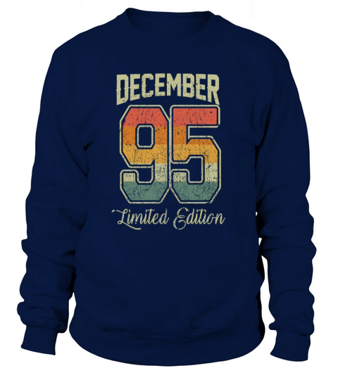 Vintage 80s December 1995 25th Birthday Gift Idea Men's Sweatshirt
