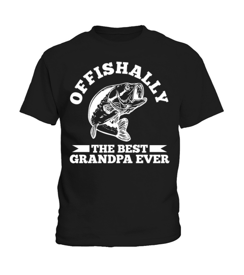 Grandpa Fishing Fisherman Fathers Day Kids T-Shirt