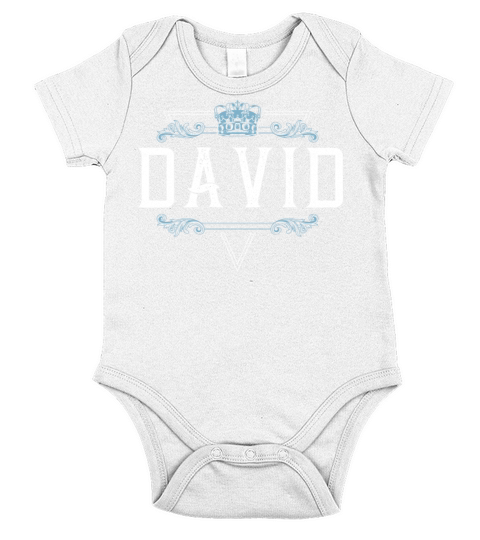 David Short Sleeve Baby One-Piece