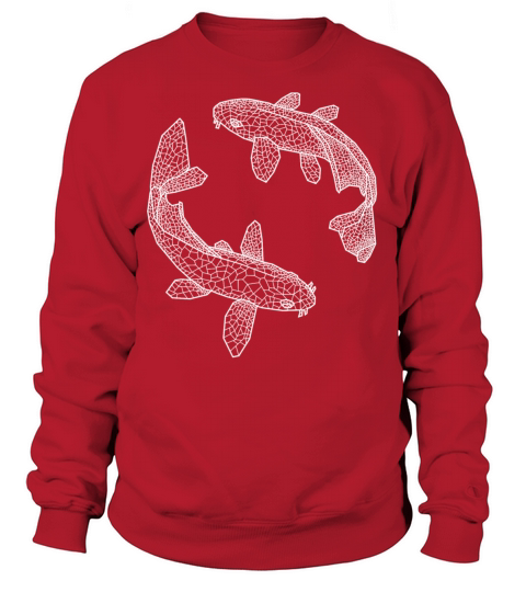 Koi carps ying and yang - zodiac pisces Women's Sweatshirt