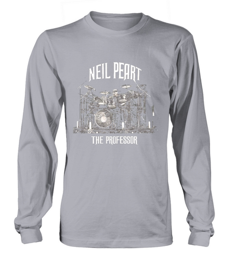 Anna Press Neil Peart The Professor  The Drummer Black Long sleeved Unisex