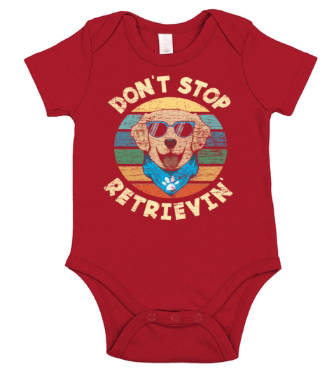 Golden Retriever Dog Sports Short Sleeve Baby One-Piece