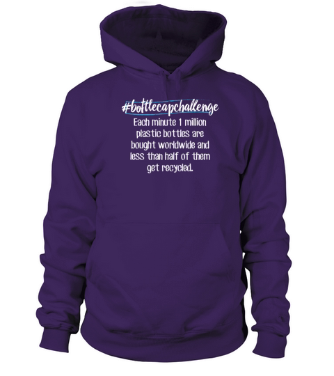 Bottle Cap Challenge Plastic Environmentalist Women's Hoodie