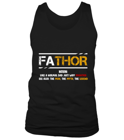 FaThor comme un papa normal tout simplement plus puissant Tank Top Unisex