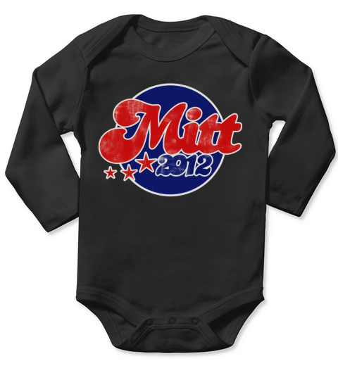 Mitt Romney 2012 Long Sleeve Baby One-Piece